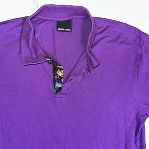 Jared Lang Men's Short Sleeve Polo Shirt Size XL purple
